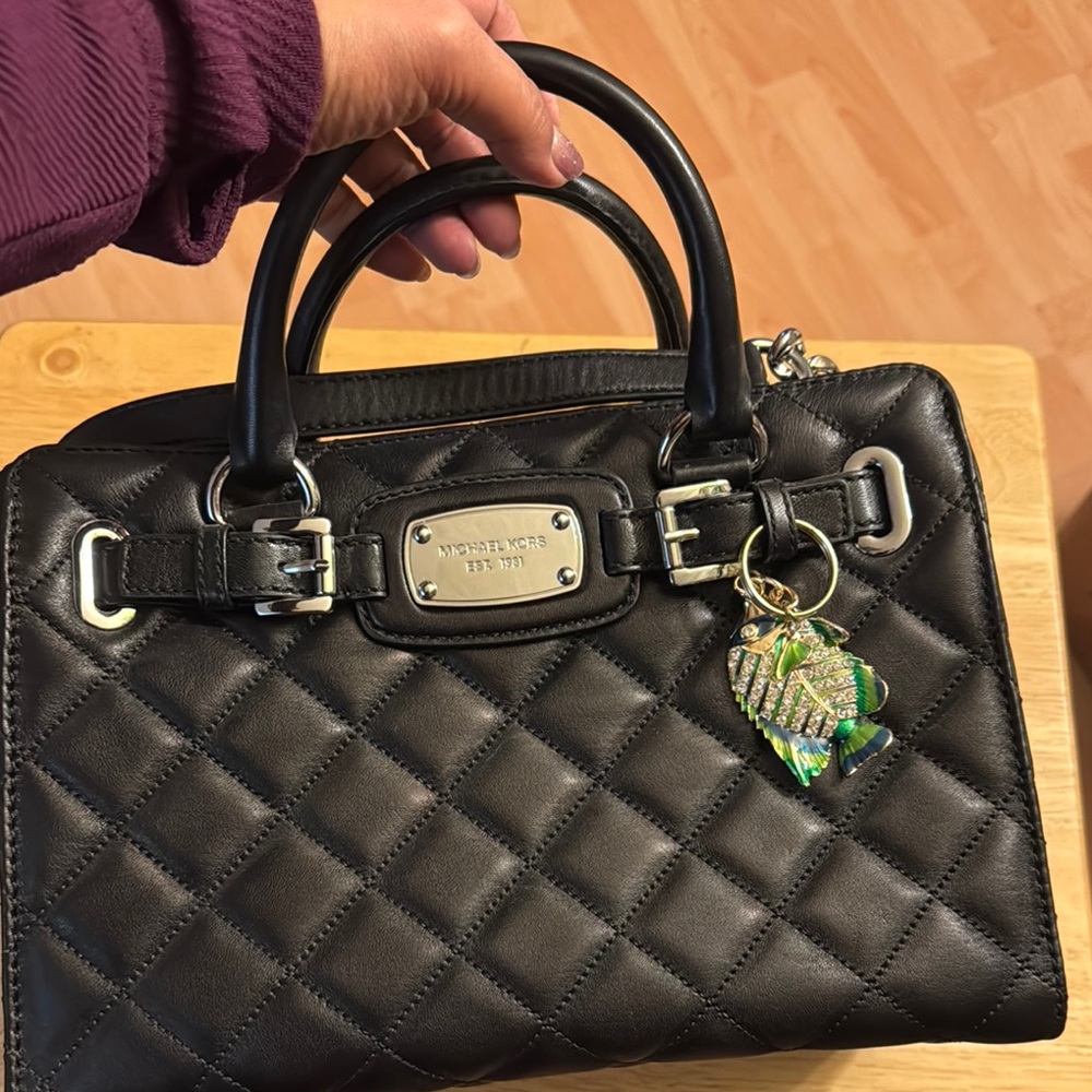 Michael Kors Black Quilted Women's Bag - Picture 2 of 5